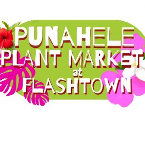 Punahele Plant Market blue hoodie